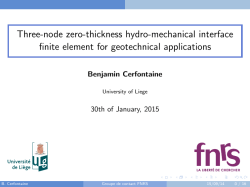 Three-node zero-thickness hydro-mechanical interface finite