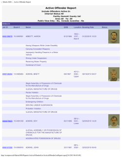 .:: Matrix JMS ::. Active Offender Report