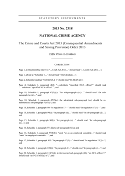 SI 2013/2318 - Legislation.gov.uk