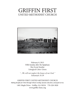GRIFFIN FIRST - First United Methodist Church