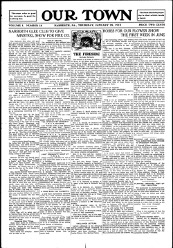 Download the January 28, 1915 edition of Our Town