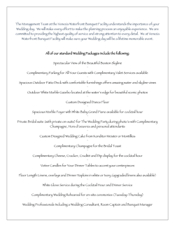 Package Info - Venezia Boston