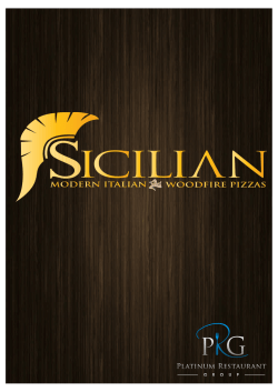 FULL MENU - Sicilian Parramatta