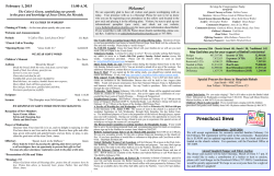 Weekly Bulletin - Bethel United Methodist Church
