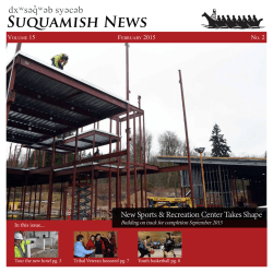 Current Newsletter - The Suquamish Tribe