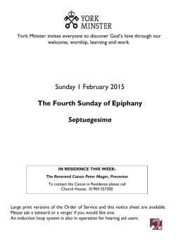 Sunday 1 February 2015 Download the PEW Sheet