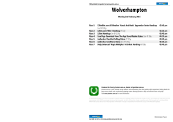 Wolverhampton Printable Form Guide