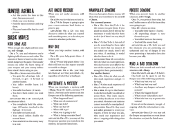 Monster of the Week Revised – Hunter Reference Sheets