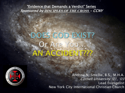 DOES GOD EXIST? Or Are You… AN ACCIDENT