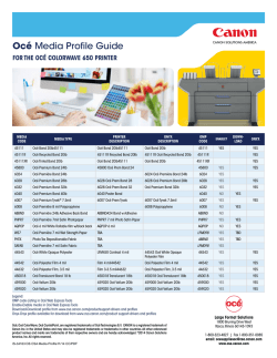 Download Océ Media Profile Guide