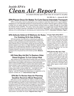 Clean Air Report