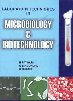 Laboratory Techniques in Microbiology
