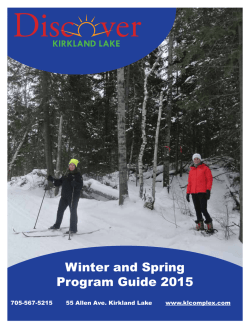 Winter and Spring Program Guide 2015
