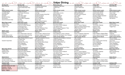 Weekly Menu