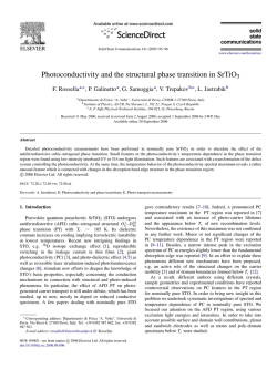 Photoconductivity and the structural phase transition in SrTiO3