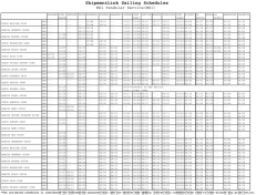 ShipmentLink Sailing Schedule