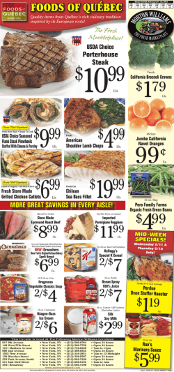 New - Morton Williams Supermarkets!