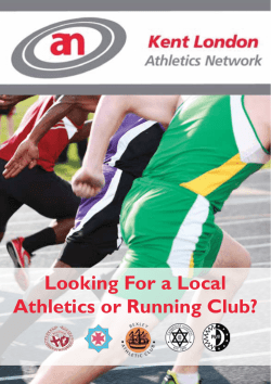 Looking For a Local Athletics or Running Club?