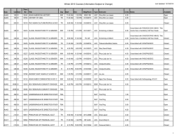 View Winter 2015 Courses in PDF - California State University, Los