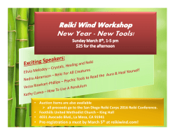 • Pre-registration a must by March 5 th at reikiwind.com!