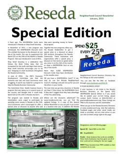 SHOPRESEDA/Spend $25 Special edition newsletter