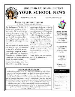 YOUR SCHOOL NEWS - Strafford R