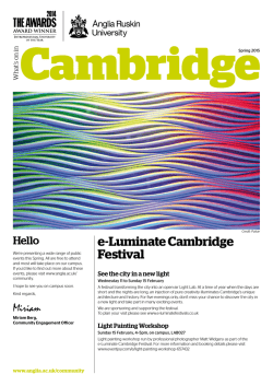 e-Luminate Cambridge Festival