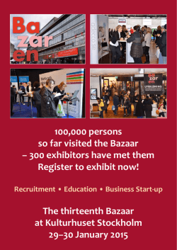300 exhibitors have met them Register to exhibit now!