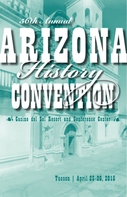Program - Arizona History Convention