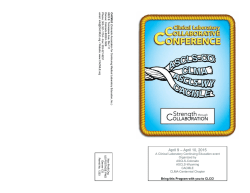 CLCC 2015 Program