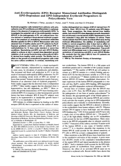 Anti-Erythropoietin (EPO) Receptor Monoclonal Antibodies