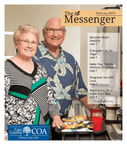 Messenger - the Cass County Council on Aging