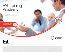 Download training catalogue