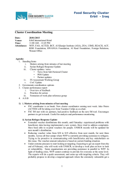 FSC Meeting Minutes 28 January 2015 (277.11 KB)