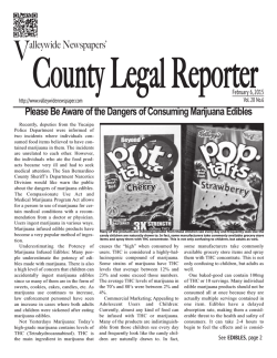 COUNTY LEGAL REPORTER - Valleywide Newspapers