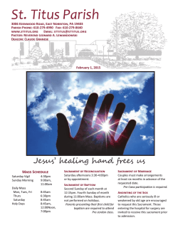 St. Titus Parish - John Patrick Publishing Company