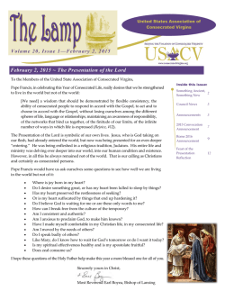 The Lamp - United States Association of Consecrated Virgins