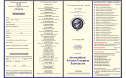 Final Leaflet IVC-2015.cdr - ISCA: International Science Conference