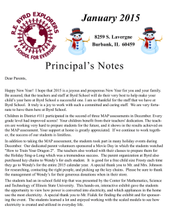 Newsletter - Burbank School District 111