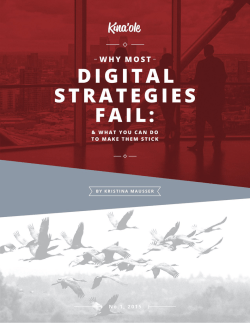 why most digital strategies fail: and what you can do to make them