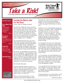 Take a Risk - February 2015