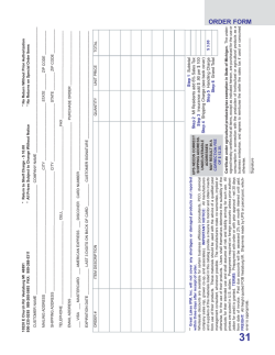Order Form - Great Lakes IPM