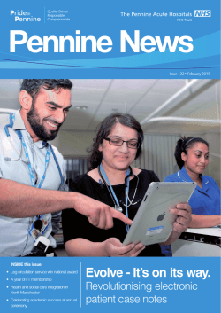 February 2015 - Pennine Acute Hospitals NHS Trust