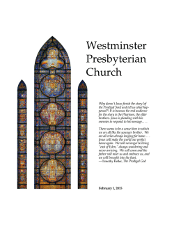 Most recent/upcoming - Westminster Presbyterian Church