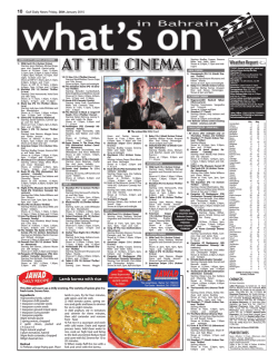 Weather Report - Gulf Daily News