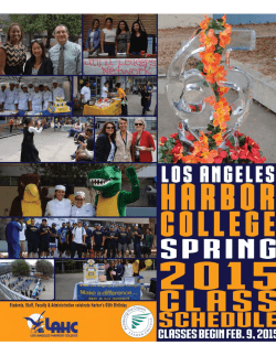 Download Spring 2015 PDF Schedule