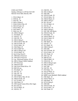 View coin list - Ziemer Auction