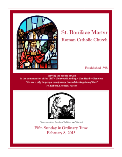 St. Boniface Martyr - E