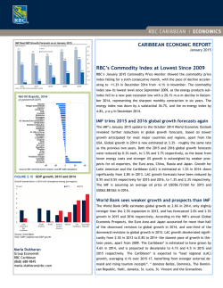 RBC Caribbean Economic Report January 2015
