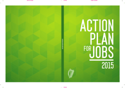 Action Plan for Jobs 2015 - Department of Jobs, Enterprise and